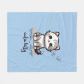 Couverture Polaire Cutie Kitty (Devant (Horizontal))