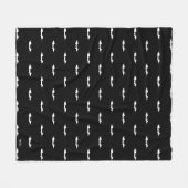 Couverture Polaire CWC - Plaid de fourrure Chauve-Souris (Devant (Horizontal))