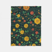 Couverture Polaire Cyber Bloom (Devant)