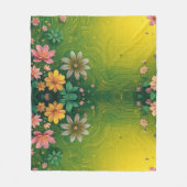 Couverture Polaire Cyber Chartreuse (Devant)
