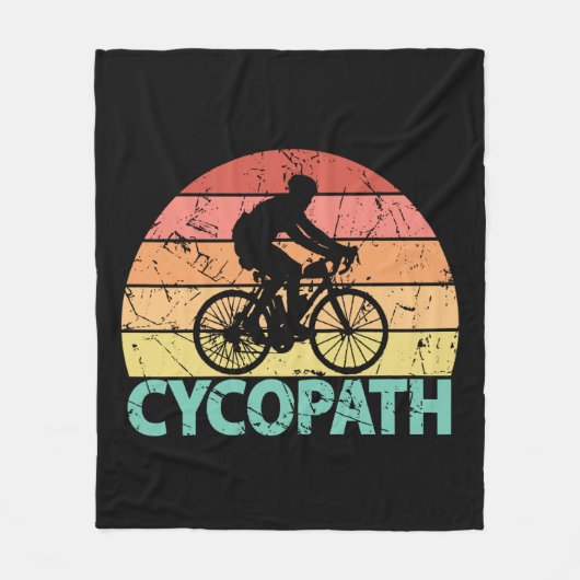 Couverture Polaire Cyclisme amusant Cycopath (Devant)