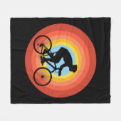 COUVERTURE POLAIRE CYCLISME COUCHER DE SOLEIL VINTAGE (Devant (Horizontal))
