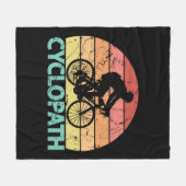 Couverture Polaire Cyclopath drôle Cyclisme (Devant (Horizontal))