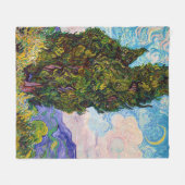 Couverture Polaire Cyprès, Van Gogh (Devant (Horizontal))