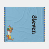 Couverture Polaire Cyrille l'écureuil des vacances (Devant (Horizontal))