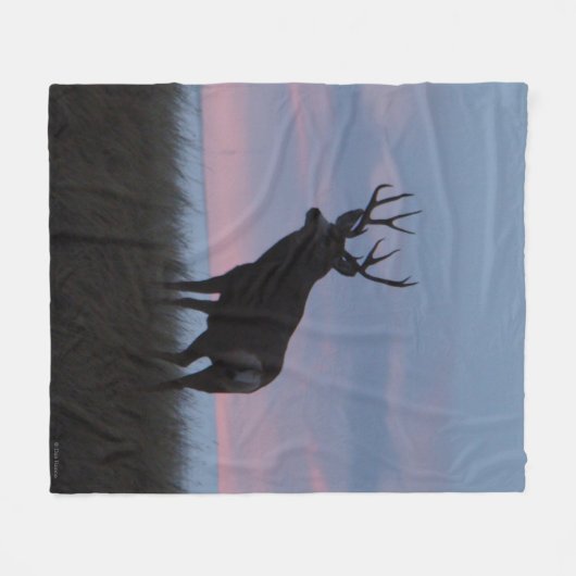 Couverture Polaire D3 Mule Deer Buck (Devant (Horizontal))