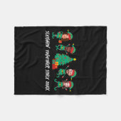 Couverture Polaire D Funny Face Photo Christmas Elf (Devant (Horizontal))