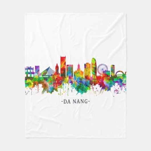 Couverture Polaire Da Nang Vietnam Skyline (Devant)