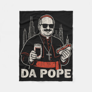 Couverture Polaire Da Pope De L'Amérique Chicago Pape Leo Xiv Funny V