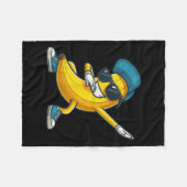 Couverture Polaire Dabbing Banana Lazy Halloween Pretend Im Banana Co (Devant (Horizontal))