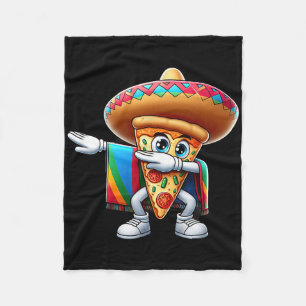 Couverture Polaire Dabbing mexicain Pizza Dance Nourriture Amoureux G
