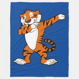 Couverture Polaire Dabbing mignon Tiger Animal Party