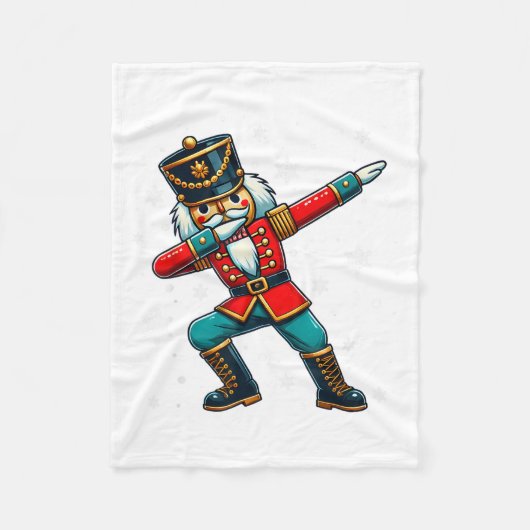 Couverture Polaire Dabbing Nutcracker Christmas Costume Matching Fami (Devant)