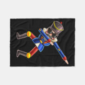 Couverture Polaire Dabbing Nutcracker Christmas Costume Nutcracker Gi (Devant (Horizontal))