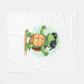 Couverture Polaire Dabbing Sea Turtle Animal Lover Save The Turtles T (Devant (Horizontal))