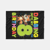 Couverture Polaire Dabing Dans Mon 8E Anniversaire Fox Huit Ans B (Devant (Horizontal))