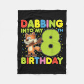 Couverture Polaire Dabing Dans Mon 8E Anniversaire Fox Huit Ans B (Devant)