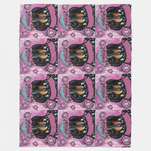 COUVERTURE POLAIRE DACHSHING (Devant)