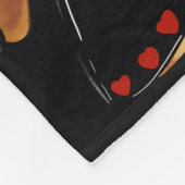 COUVERTURE POLAIRE DACHSHING (Coin)