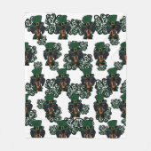 COUVERTURE POLAIRE DACHSHUND     (Devant)