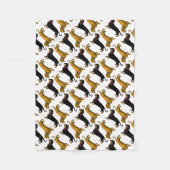 Couverture Polaire dachshund (Devant)