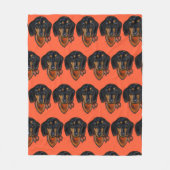 Couverture Polaire Dachshund (Devant)
