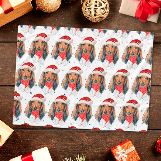 Couverture Polaire Dachshund Chien race Noël