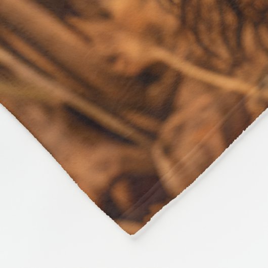 Couverture Polaire Dachshund d'automne (Coin)