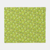 Couverture Polaire Dachshund de Pâques (Vert) (Devant (Horizontal))