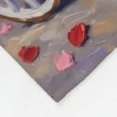 Couverture Polaire Dachshund Dog Valentine's Day (Coin)