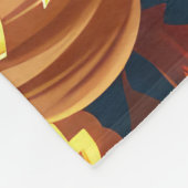 Couverture Polaire Dachshund Halloween Éffrayant (Coin)