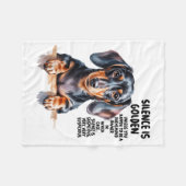 Couverture Polaire Dachshund Ideas For Women & Novelty Miniature (Devant (Horizontal))