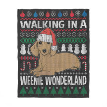 Dachshund Marcher Dans Une Wonderland Weenie