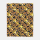 Couverture Polaire Dachshund Or (Devant)