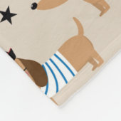 Couverture Polaire Dachshunds en Halloween Costumes Motif (Coin)