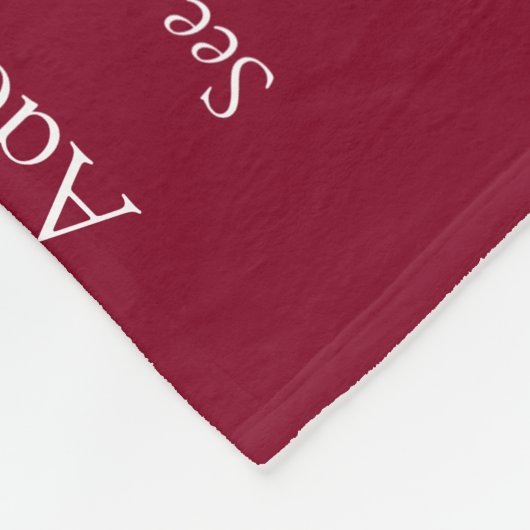 Couverture Polaire Dad Daddy Father Papa Definition Fun Burgundy (Coin)