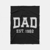 Couverture Polaire Dad Est 1982 Dad D Fathers Day Ized  (Devant)