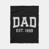 Couverture Polaire Dad Est 1998 Dad D Fathers Day Ized  (Devant)