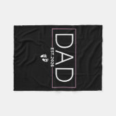 Couverture Polaire Dad Est. 2026 Expect Baby 2026 Father 2026 New Dad (Devant (Horizontal))