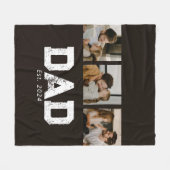 Couverture Polaire Dad Established Black Fun 3 Photo (Devant (Horizontal))