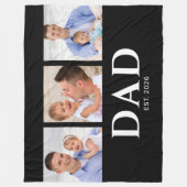 Couverture Polaire Dad Established Modern Black 3 Photo (Devant)