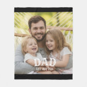 Couverture Polaire Dad Photo Established (Devant)