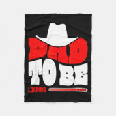 Couverture Polaire Dad To Be 2026 Dad Loading Funny New Dad  (Devant)