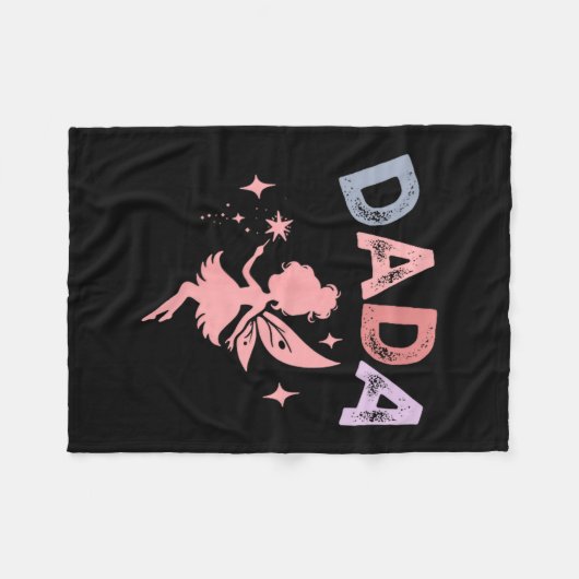 Couverture Polaire Dada Of The Little Fairy Birthday Girl Family Matc (Devant (Horizontal))