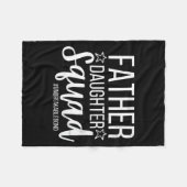 Couverture Polaire Daddy Daughter Squad Fathers Day Matching Dad And (Devant (Horizontal))