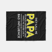 Couverture Polaire Daddy Don Ils M'Appelent Papas (Devant (Horizontal))