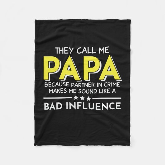 Couverture Polaire Daddy Don Ils M'Appelent Papas (Devant)