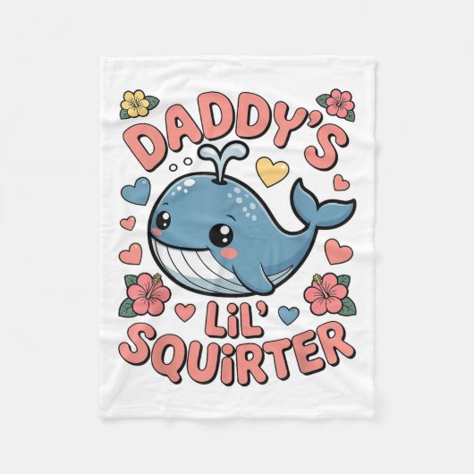 Couverture Polaire Daddy Lil Squirter Drôle Humo Adulte Inapproprié (Devant)