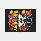 Couverture Polaire Daddy Of The Birthday Boy Shirt Matching Dad Son F (Devant (Horizontal))