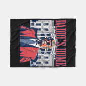 Couverture Polaire Daddys Home Maison Blanche Trump 2024 (Devant (Horizontal))